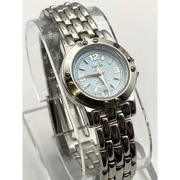 Vanity Fair Women's Watch 26mm - Fresh Battery WR 3ATM Date Indicator Wrist 6.25 - Picture 4 of 8